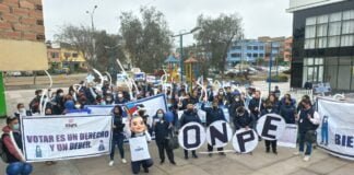 ODPE Lima Centro 2 realizó colorido pasacalle