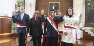 juramentación de ministros castillo