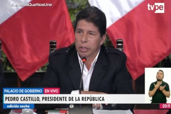 Pedro Castillo hoy noticias
