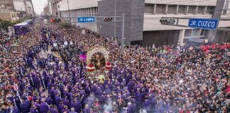 Señor de los Milagros desvíos 19 de octubre