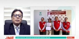 JNE: acta de proclamación debe quedar firme para entregar credenciales a las autoridades electas