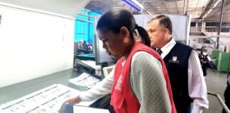 JNE fiscalizó inicio de impresión de cédulas para la segunda vuelta regional