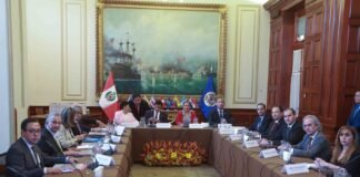 Presidente del Congreso recibe a Grupo de Alto Nivel de la OEA