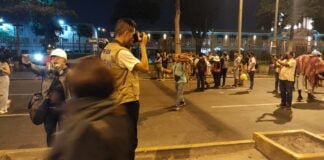 Manifestaciones en Lima