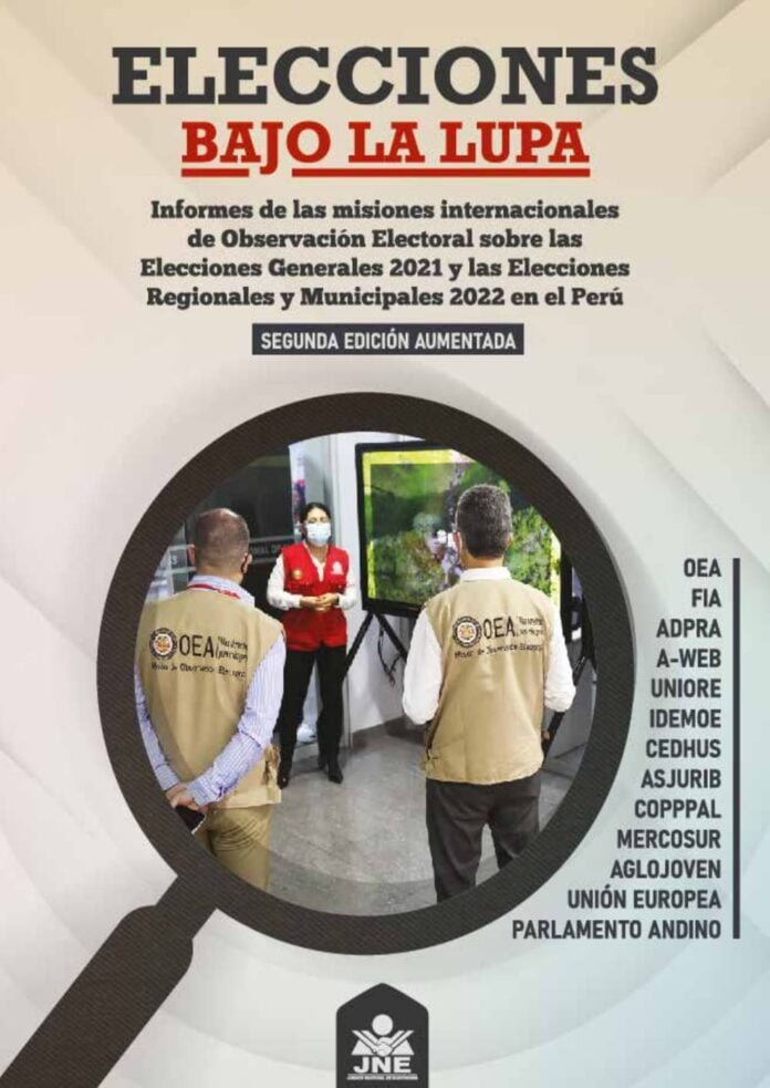 Libro “Elecciones bajo la lupa”.