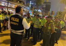 Seguridad en Miraflores durante protestas