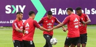 Selección peruana entrenamientos