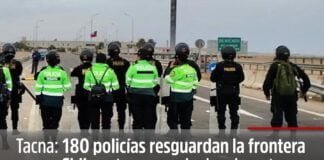 policía nacional del perú en frontera