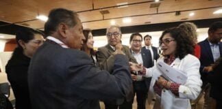 Ministra de cultura Leslie urteaga