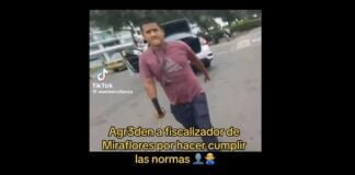 agreden a fiscalizador de miraflores