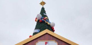 encendido de árbol en Real Plaza Puruchuco