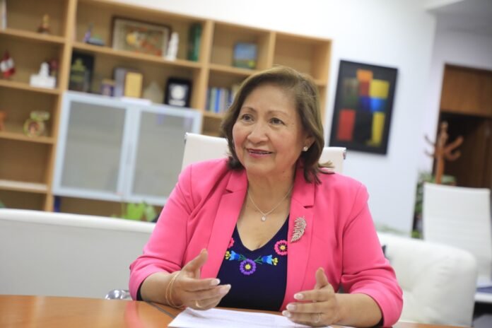ministra de la Producción, Ana María Choquehuanca