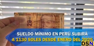 Sueldo mínimo Perú 2025