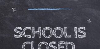 Escuelas cerradas por la tormenta de nieve enero 2025