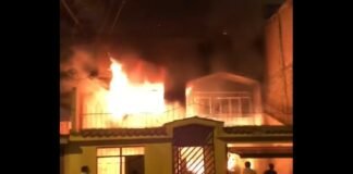 Incendio en Los Olivos