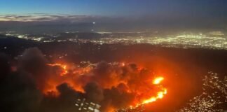 Incendio forestal en California