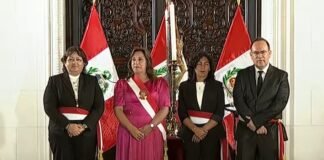 Juramentación de nuevos ministros de Dina Boluarte