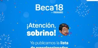 Pronabec Beca 18