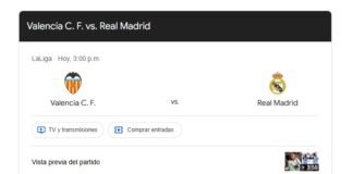 Valencia vs. Real Madrid