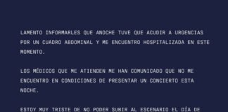 Comunicado de Shakira