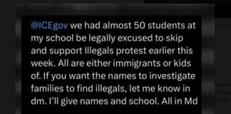 Publicaciones de profesor en Baltimore contra estudiantes inmigrantes