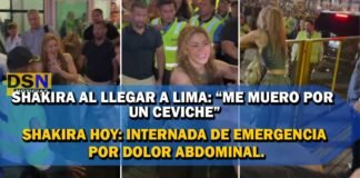 Shakira internada en Lima (1)