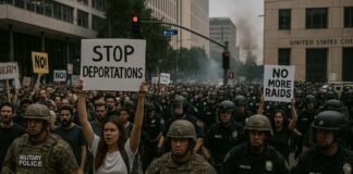 Enfrentamientos en California