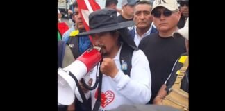 Alcalde de Pataz llega a Lima 2