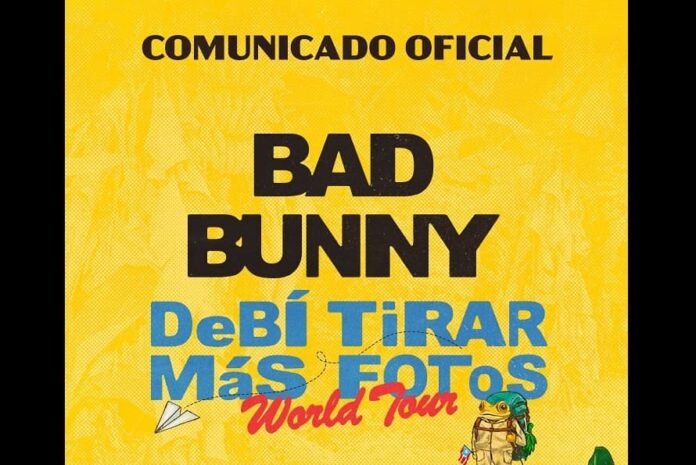 Comunicado oficial de Bad Bunny sobre la reprogramación de conciertos en Chile 2026 por su presentación en el Super Bowl