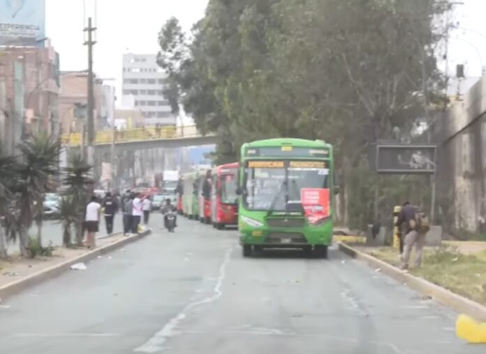 Bloqueos de transportistas en la Panamericana Norte
