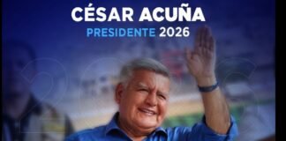 César Acuña anuncia candidatura para las elecciones 2026