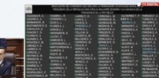 Dina Boluarte es vacada