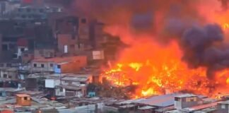 Incendio en San Juan de Miraflores (1)