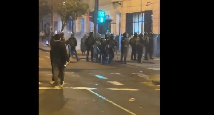 Marcha Generación z en el Centro de Lima