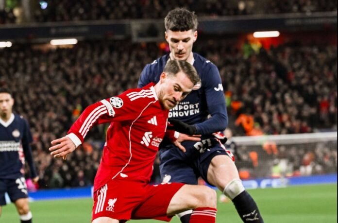 Liverpool vs PSV hoy