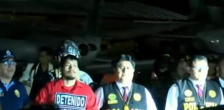 Erick Moreno, alias ‘El Monstruo’, ya se encuentra en Lima EN VIVO: así fue su traslado desde Paraguay bajo fuerte resguardo policial Erick Moreno, alias ‘El Monstruo’ ya está Lima (1)