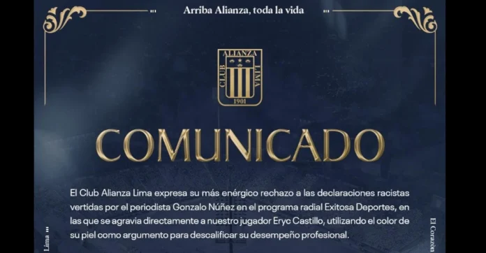 Comunicado Alianza Lima Comunicado Alianza Lima