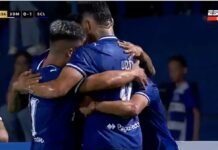 Gol de Yotún de penal ante 2 de Mayo