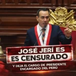 José Jerí es censurado y deja de ser presidente del Perú de manera inmediata José Jerí censurado