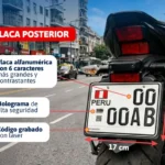 Placa única de rodaje temporal