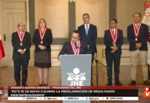JNE proclamación de resultados