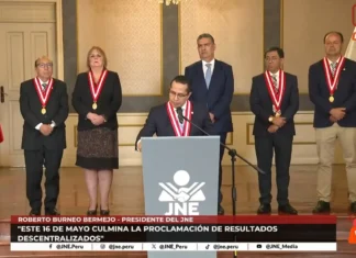 JNE proclamación de resultados