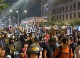 Marcha contra Keiko Fujimori