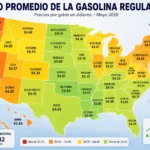 Precio de la gasolina HOY en Estados Unidos