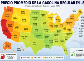 Precio de la gasolina HOY en Estados Unidos