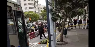 VIDEO: Trabajadora de la ATU muere atropellada por bus del Corredor Azul Atropello ATU