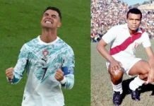 Cristiano Ronaldo supera a Teófilo Cubillas y sigue escalando entre los máximos goleadores de la historia de los Mundiales Cristiano Ronaldo supera a Cubillas en los Mundiales