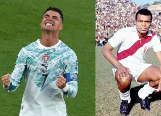 Cristiano Ronaldo supera a Cubillas en los Mundiales