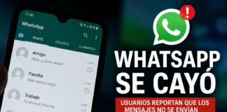 Se cayó Whatsapp
