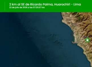 Temblor en Lima hoy